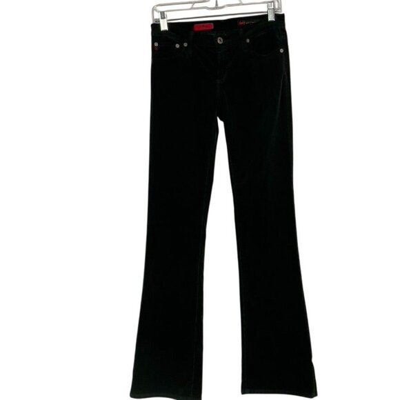 AG The Angel Boot Cut Black Corduroy Pants, size 27R - Picture 2 of 16